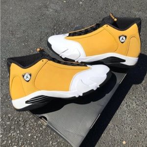 Jordan 14 (Light Ginger) Used but still New (in Box)